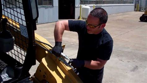 cat skid steer hydraulic bucket release|cat 256c hydraulic pressure relief.